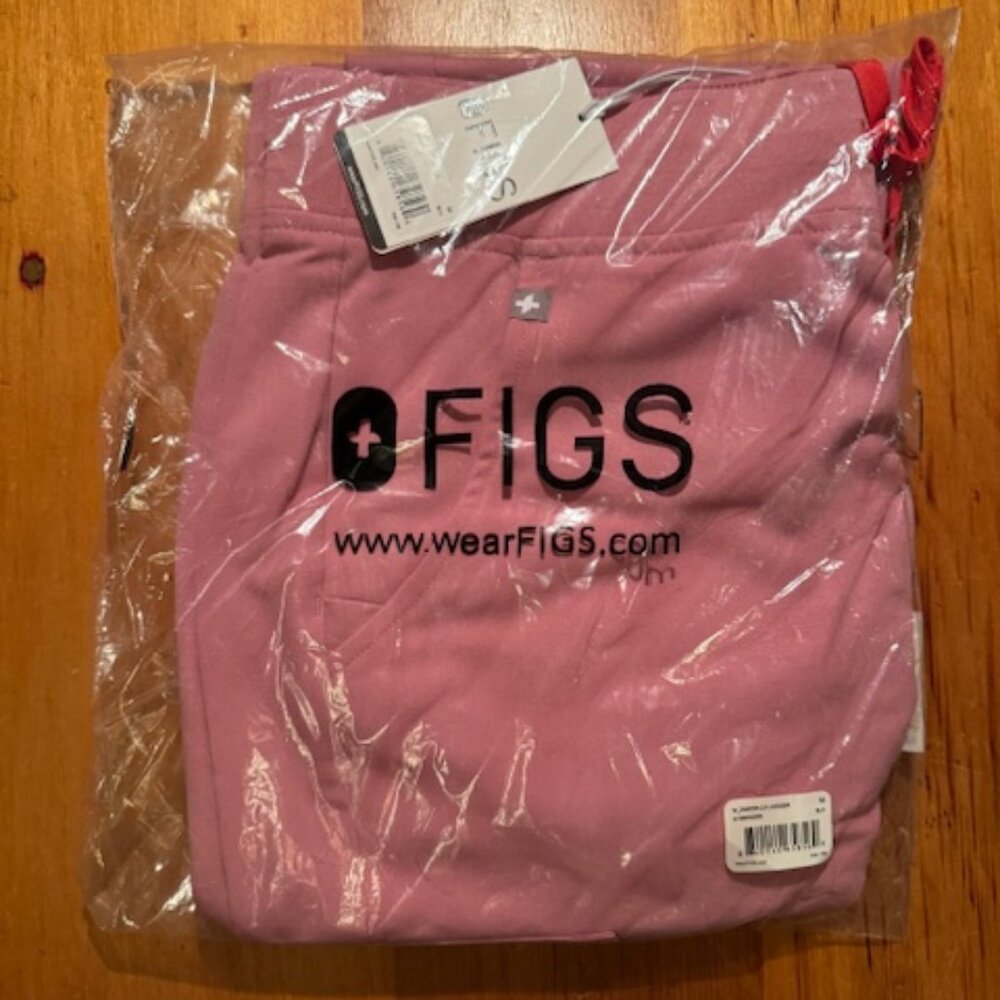 FIGS Zamora Jogger Scrub Pants Pink (M)